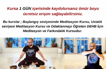 3 Tane Meditasyon Kursu