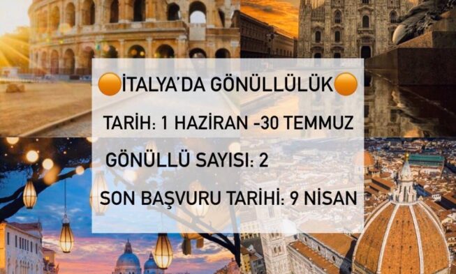 İtalya 2 Ay Gönüllülük Projesi img