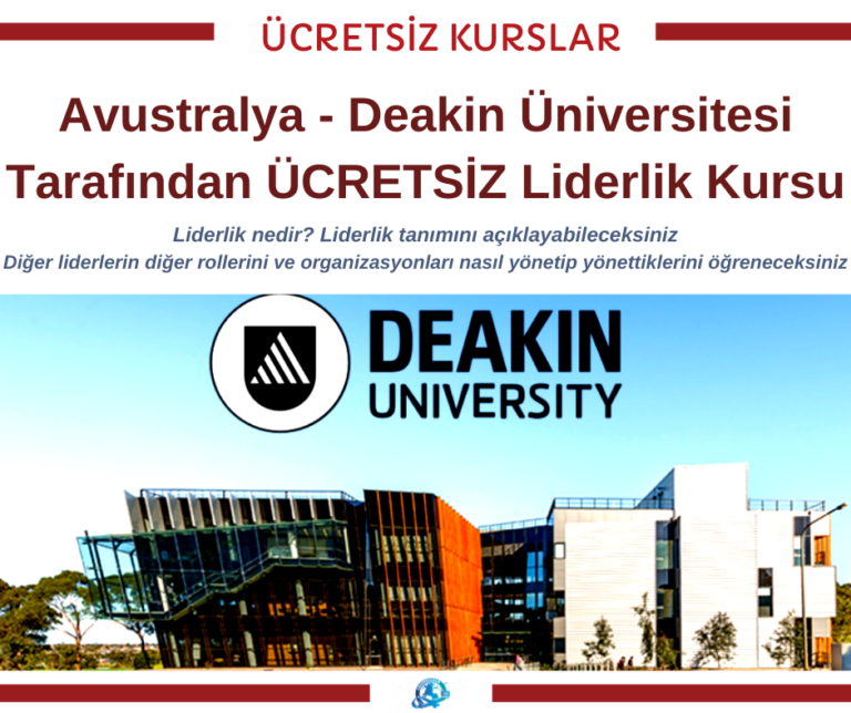 Avustralya – Deakin Üniversitesi Tarafından ÜCRETSİZ Liderlik Kursu