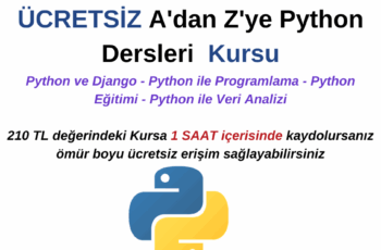 A’dan Z’ye Python Dersleri Kursu