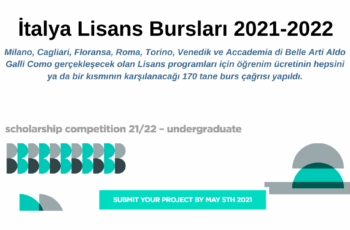 İtalya Lisans Bursları 2021-2022