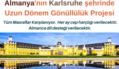 Almanya’nın Karlsruhe şehrinde Uzun Dönem Gönüllülük Projesi