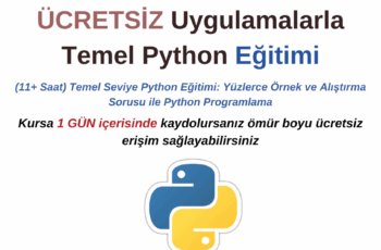 Uygulamalarla Temel Python Eğitimine Kayıt Olun