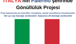 İtalya Palermo’da Gönüllülük Projesi