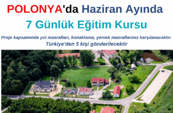 Polonya’da Eğitim Kursu – Türkiye’den 5 kişi gönderilecektir