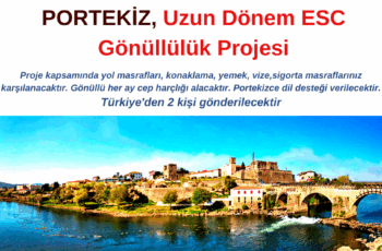 Portekiz uzun dönem gönüllülük projesi