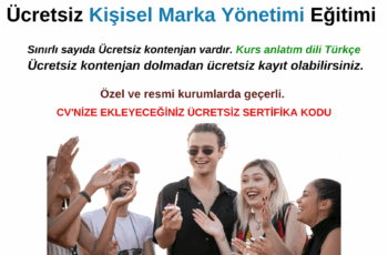 Kişisel Marka Yönetimi Eğitimi – Ücretsiz ve Sertifikalı