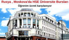 Rusya , Moskova’da HSE Üniversite Bursları 2021