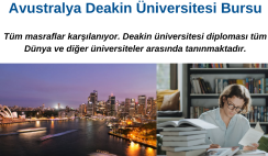 Avustralya Deakin Üniversitesi Bursu 2021