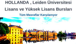 Hollanda , Leiden Üniversitesi Lisans ve Yüksek Lisans Bursları