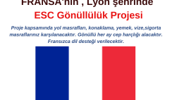 Fransa , Lyon şehrinde Gönüllülük Projesi