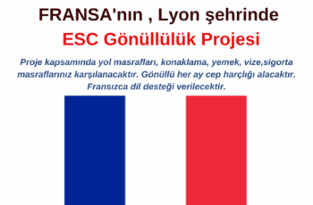 Fransa , Lyon şehrinde Gönüllülük Projesi