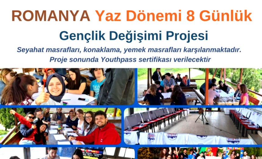 Romanya Yaz Dönemi 8 Günlük Gençlik Değişimi Projesi img