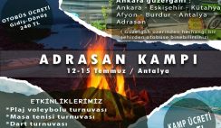 Antalya Adrasan Yaz Kampı (12-13-14-15 Temmuz)