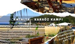 Antalya Karaöz Yaz Kampı (16-17-18-19 Temmuz) Antalya Karaöz Yaz Kampı (16-17-18-19 Temmuz)