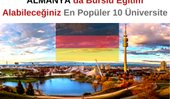 Almanya’da Burslu Eğitim Alabileceğiniz En Popüler 10 Üniversite