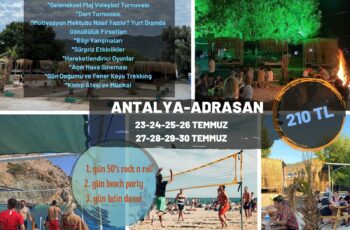 Antalya Adrasan Yaz Kampı (23-24-25-26 Temmuz ve 27-28-29-30 Temmuz ) Antalya Adrasan Yaz Kampı (23-24-25-26 Temmuz ve 27-28-29-30 Temmuz )