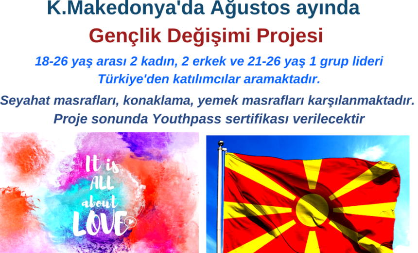 K.Makedonya Ağustos ayında Gençlik Değişimi img