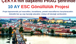 Çekya başkenti Prag’da 10 Ay Gönüllülük Projesi Çekya başkenti Prag’da 10 Ay Gönüllülük Projesi