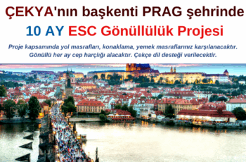 Çekya başkenti Prag’da 10 Ay Gönüllülük Projesi Çekya başkenti Prag’da 10 Ay Gönüllülük Projesi