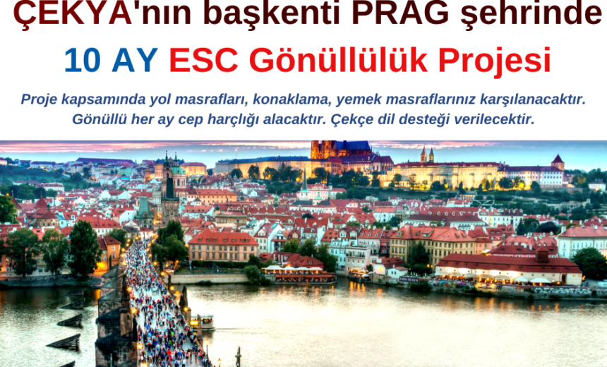 Çekya başkenti Prag’da 10 Ay Gönüllülük Projesi img