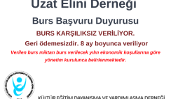 Uzat Elini Derneği Burs Başvuru Duyurusu