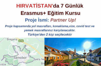 Hırvatistan 7 Günlük Erasmus+ Eğitim Kursu – Partner Up!