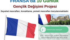 Fransa 10 Günlük Gençlik Değişimi Projesi Fransa 10 Günlük Gençlik Değişimi Projesi