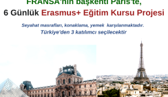 Fransa , Paris 6 Gün Erasmus+ Eğitim Kursu Fransa , Paris 6 Gün Erasmus+ Eğitim Kursu
