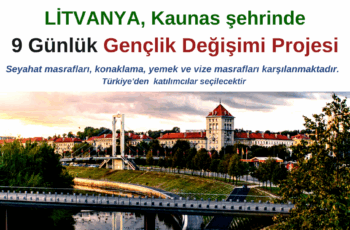 Litvanya’da Ekim ayında 9 Günlük Gençlik Değişimi Projesi