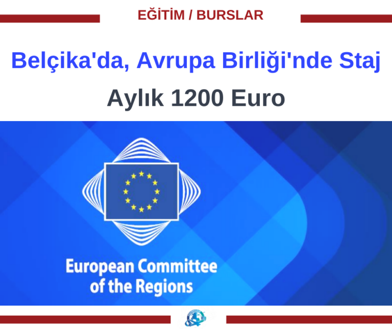 Belçika , Avrupa Birliği Stajı – Aylık 1200 Euro Maaş