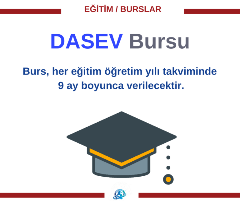 DASEV Burs Başvurusu Duyurusu