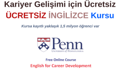 Kariyer Gelişimi için Ücretsiz İngilizce Kursu