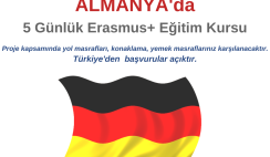 Almanya 5 Günlük Erasmus+ Eğitim Kursu