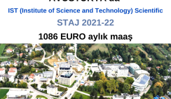 Avusturya – IST (Institute of Science and Technology) Scientific STAJ 2021-22