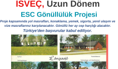 İsveç Uzun ESC Dönem Gönüllülük Projesi