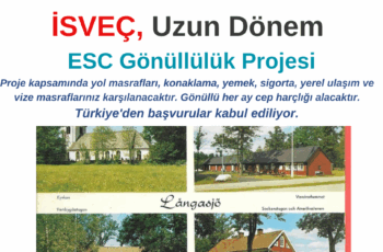 İsveç Uzun ESC Dönem Gönüllülük Projesi