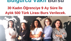 Bulgurcu Vakfı Burs Başvuru Duyurusu