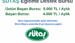 Sütaş Burs Başvuru Duyurusu Sütaş Burs Başvuru Duyurusu