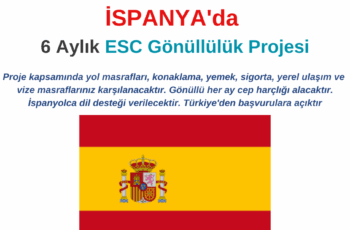 İspanya 6 Ay Gönüllülük Projesi