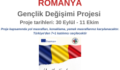 Romanya Gençlik Değişimi Projesi Romanya Gençlik Değişimi Projesi