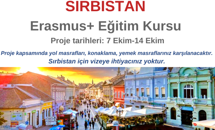 Sırbistan 8 Günlük Erasmus+ Eğitim Kursu img