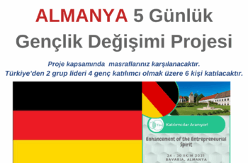 Almanya 5 Günlük Gençlik Değişimi Almanya 5 Günlük Gençlik Değişimi