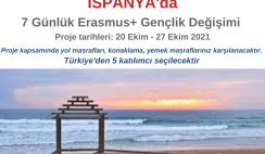 İspanya Erasmus+ Gençlik Değişimi Projesi – 7 Gün
