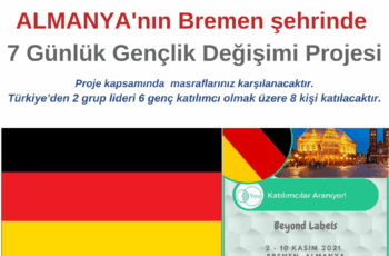 Almanya , Bremen’de 7 Günlük Gençlik Değişimi Almanya , Bremen’de 7 Günlük Gençlik Değişimi