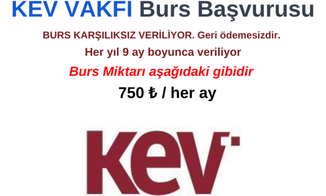 KEV Bursu Duyurusu img