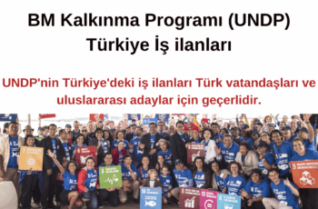 BM Kalkınma Programı (UNDP) Türkiye İş ilanları