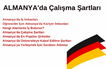 Almanya’da Çalışma Fırsatları – Tüm Detaylar Burada