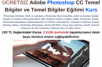Adobe Photoshop CC Temel Bilgiler ve Temel Bilgiler Eğitimi Kursu