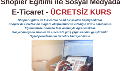 Shopier Eğitimi ile Sosyal Medyada E-ticaret – Ücretsiz Kurs